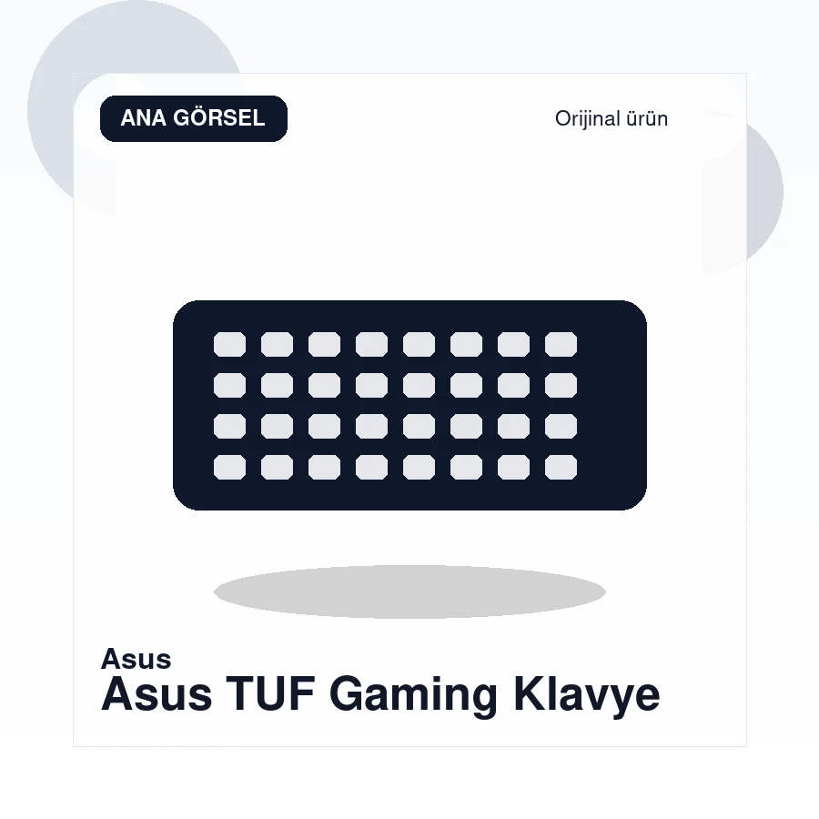 Asus TUF Gaming Klavye