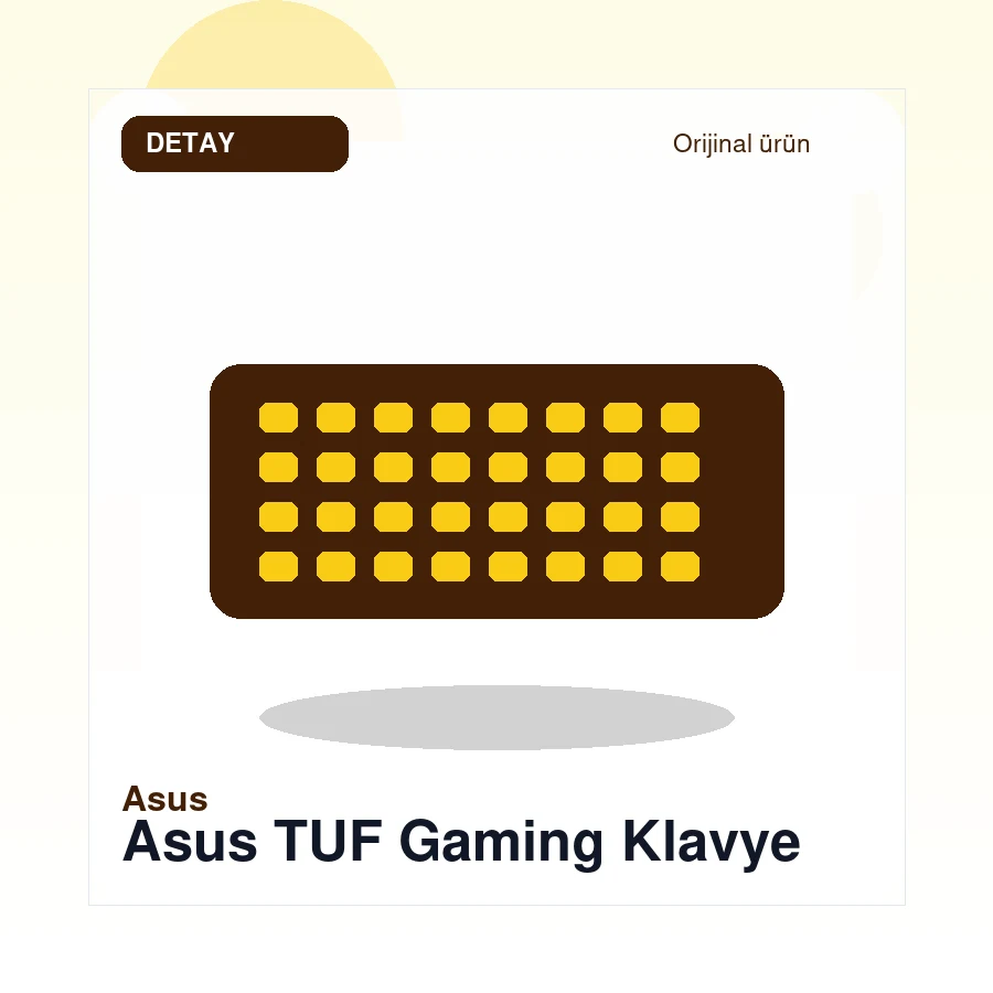 Asus TUF Gaming Klavye gorsel 2