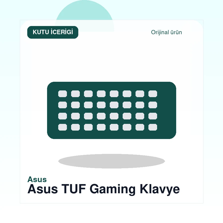 Asus TUF Gaming Klavye gorsel 3
