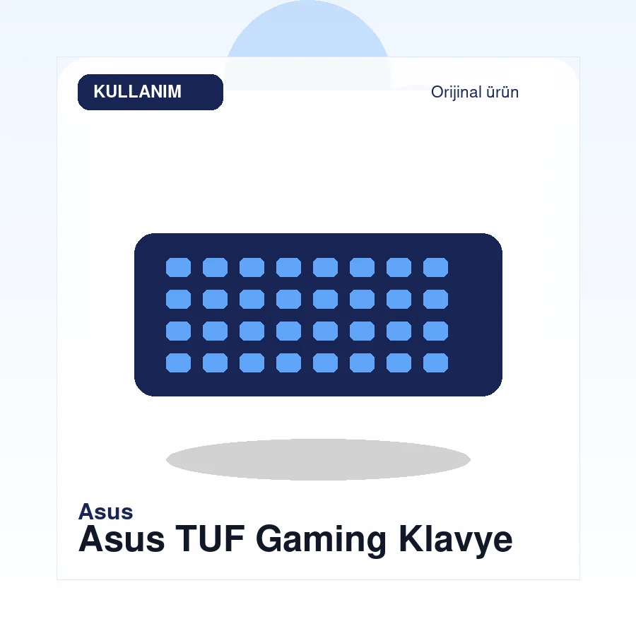 Asus TUF Gaming Klavye gorsel 4