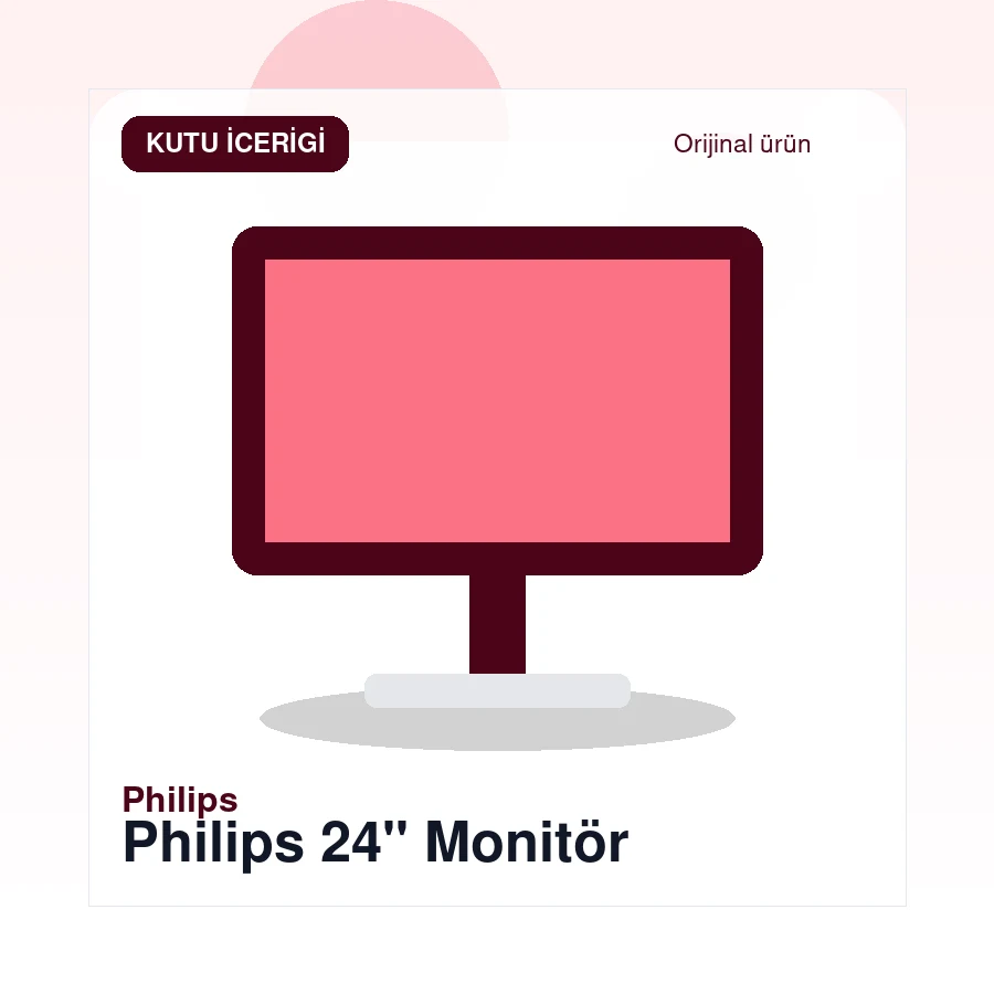 Philips 24" Monitör gorsel 3