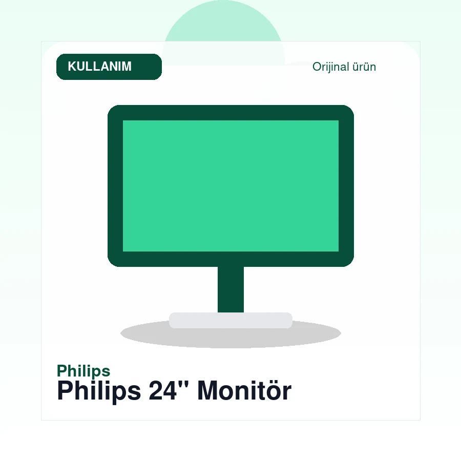Philips 24" Monitör gorsel 4