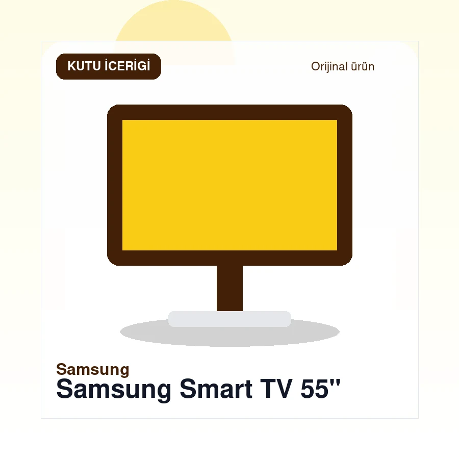 Samsung Smart TV 55" gorsel 3