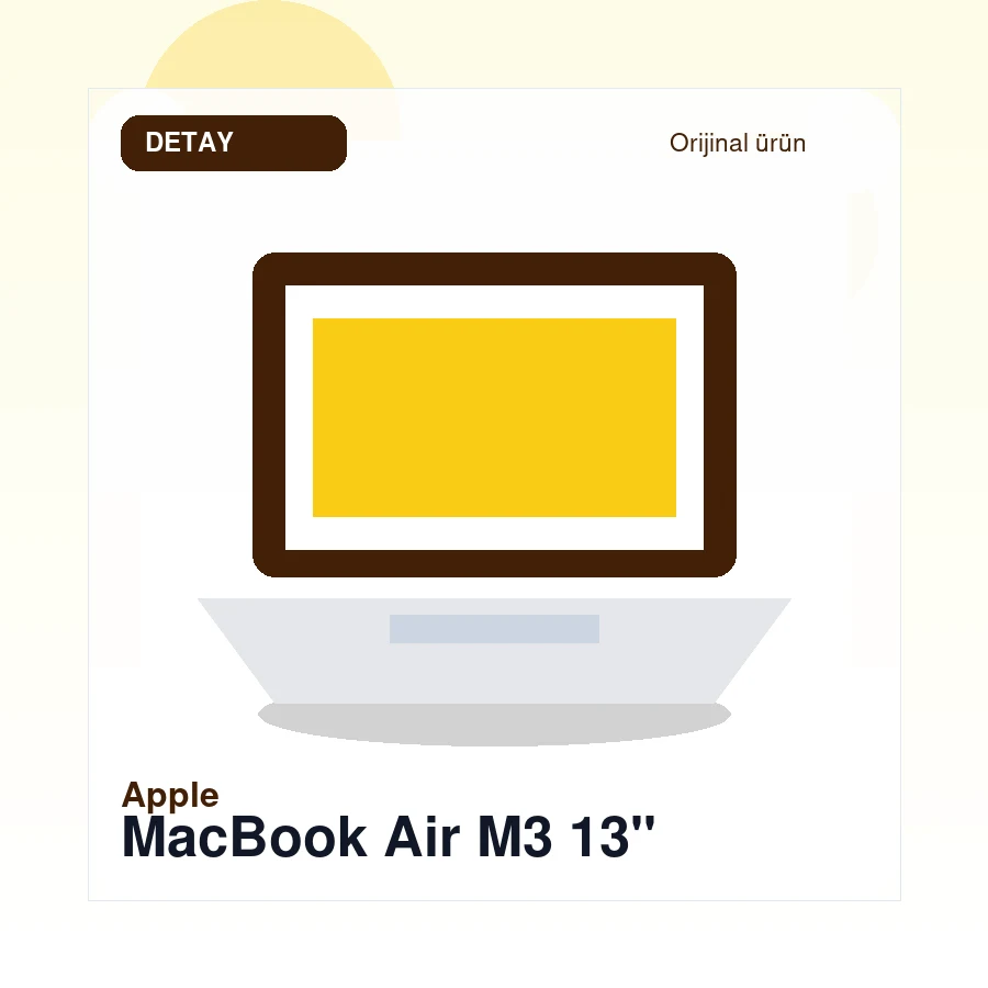 MacBook Air M3 13" gorsel 2