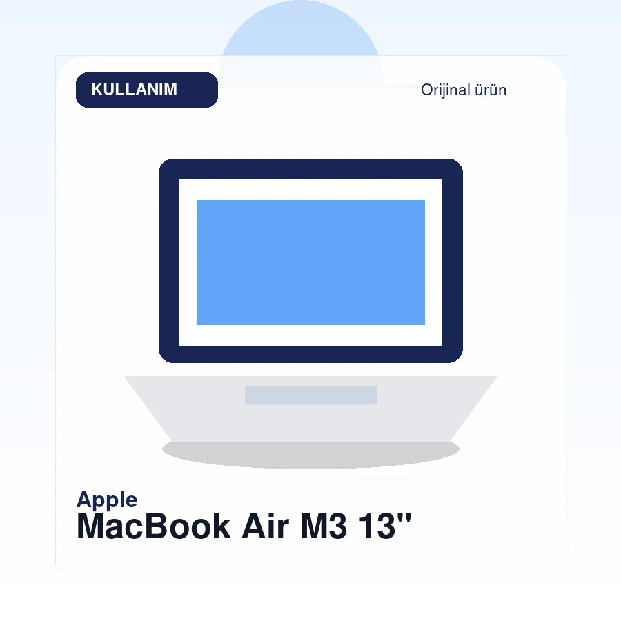 MacBook Air M3 13" gorsel 4