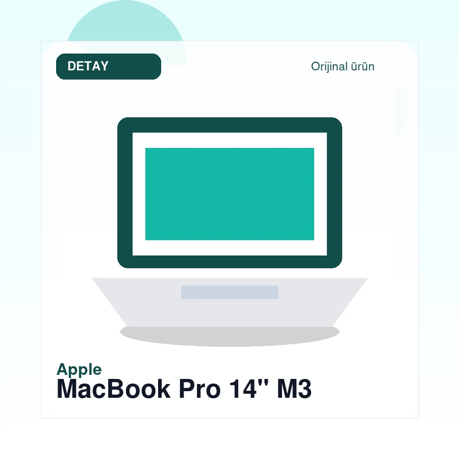 MacBook Pro 14" M3 gorsel 2