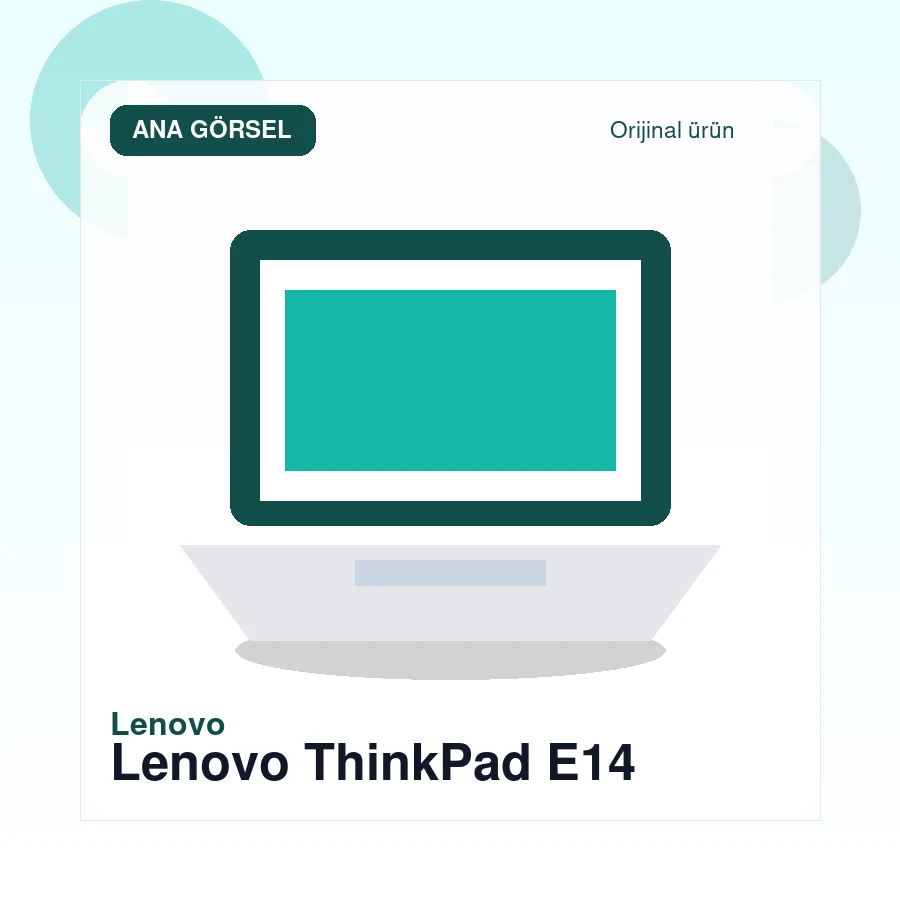 Lenovo ThinkPad E14 gorsel 1