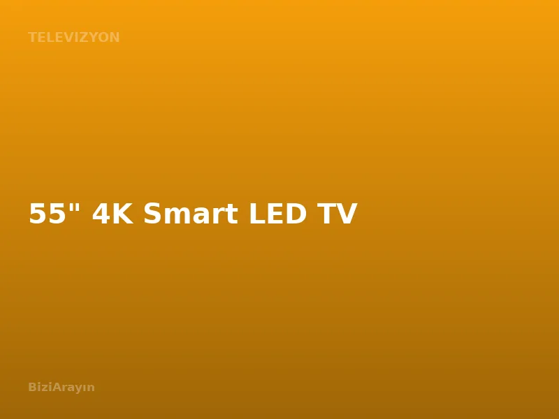 55" 4K Smart LED TV