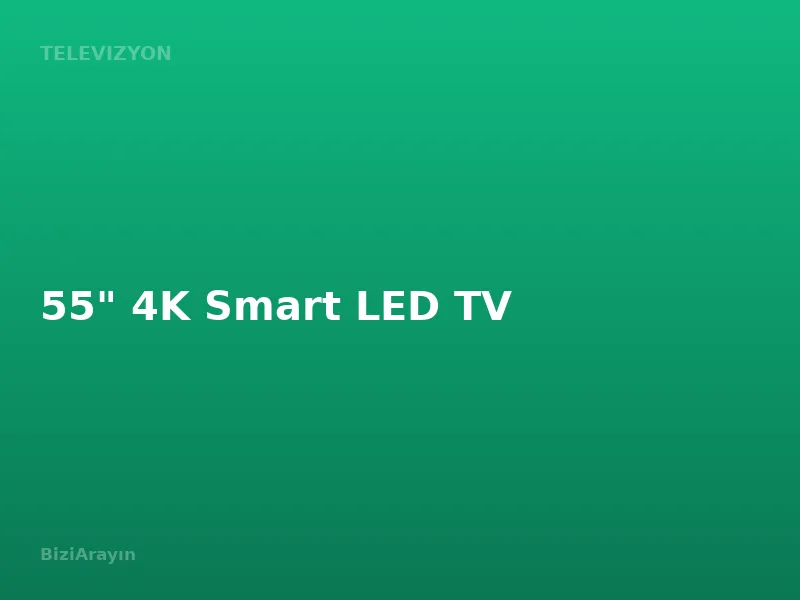 55" 4K Smart LED TV