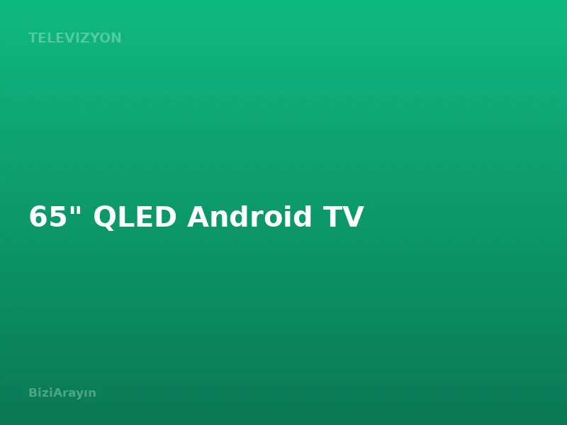 65" QLED Android TV